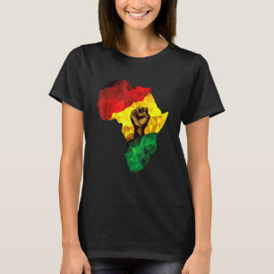 Love Africa Black History Maand African American M T-shirt
