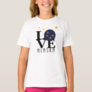 LOVE Alaska (voorafdruk) T-shirt