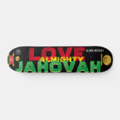 LOVE ALMIGHTY JAHOVAH 7 3/4" Skateboard Deck (Horz)