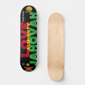 LOVE ALMIGHTY JAHOVAH 7 3/4" Skateboard Deck (Recto)