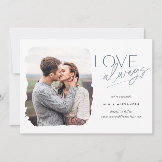 Love Altijd | Foto-Verloving Aankondiging (Voorkant)