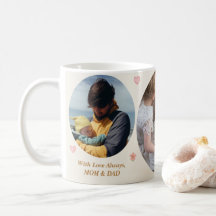 Love Always – Mom & Dad 3-Photo Custom Mug