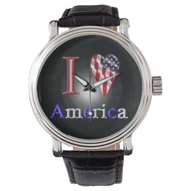 Love America Horloge (Voorkant)