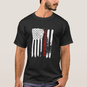 Love America I Hate Morning People Grappig USA cad T-shirt