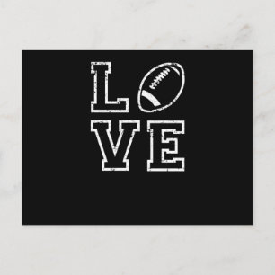 Love American Football Valentijnsdag Gift Briefkaart