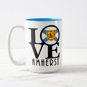 LOVE Amherst NS 15oz Tweekleurige Koffiemok