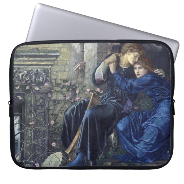 Love Among the Ruins (door Edward Burne-Jones) Laptop Sleeve (Voorkant)