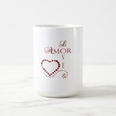 Love Amor Heart Valentijn Magische Mok (Midden)