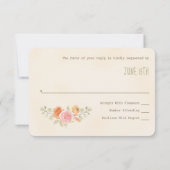 Love and Basketball Wedding Carte RSVP (Dos)