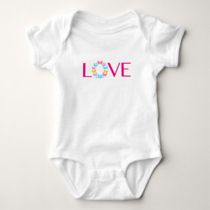 Love and Butterflies Baby Bodysuit