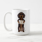 Love and Dachshund Koffiemok (Links)