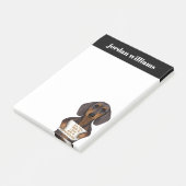 Love and Dachshund Post-it® Notes (Schuin)