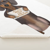 Love and Dachshund Sherpa Deken (3/4)