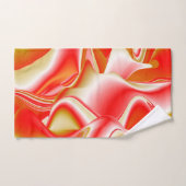 Love and Gold Abstrait 3D Rainbowart (Serviette à main)