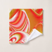 Love and Gold Abstrait 3D Rainbowart (Gant de toilette)