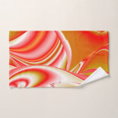 Love and Gold Abstrait 3D Rainbowart (Serviette à main)