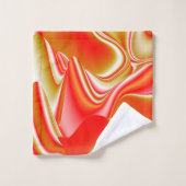 Love and Gold Abstrait 3D Rainbowart (Gant de toilette)