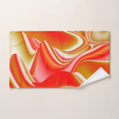 Love and Gold Abstrait 3D Rainbowart (Serviette à main)