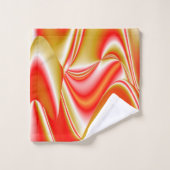 Love and Gold Abstrait 3D Rainbowart (Gant de toilette)