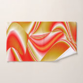 Love and Gold Abstrait 3D Rainbowart (Serviette à main)