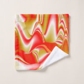 Love and Gold Abstrait 3D Rainbowart (Gant de toilette)