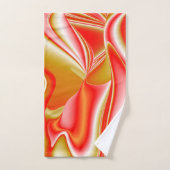 Love and Gold Abstrait 3D Rainbowart (Serviette à main)