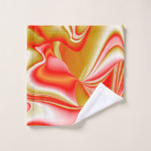 Love and Gold Abstrait 3D Rainbowart (Gant de toilette)