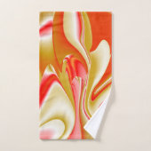 Love and Gold Abstrait 3D Rainbowart (Serviette à main)