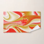 Love and Gold Abstrait 3D Rainbowart (Serviette à main)