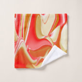 Love and Gold Abstrait 3D Rainbowart (Gant de toilette)