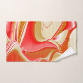 Love and Gold Abstrait 3D Rainbowart (Serviette à main)