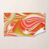 Love and Gold Abstrait 3D Rainbowart (Serviette à main)