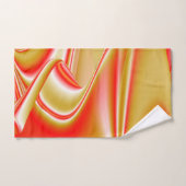 Love and Gold Abstrait 3D Rainbowart (Serviette à main)