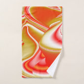 Love and Gold Abstrait 3D Rainbowart (Serviette à main)