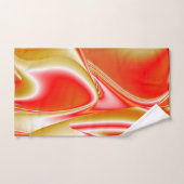 Love and Gold Abstrait 3D Rainbowart (Serviette à main)