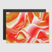 Love and Gold Abstrait 3D Rainbowart carte magnéti (Devant / Derrière)