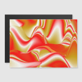 Love and Gold Abstrait 3D Rainbowart carte magnéti (Devant / Derrière)