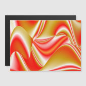 Love and Gold Abstrait 3D Rainbowart carte magnéti (Devant / Derrière)