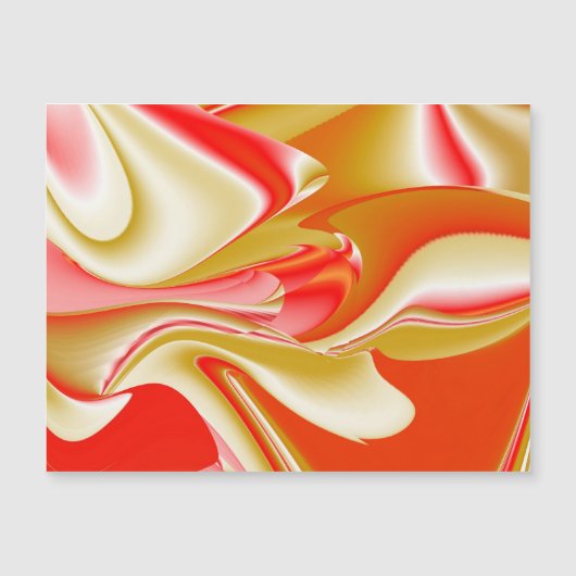 Love and Gold Abstrait 3D Rainbowart carte magnéti (Devant)