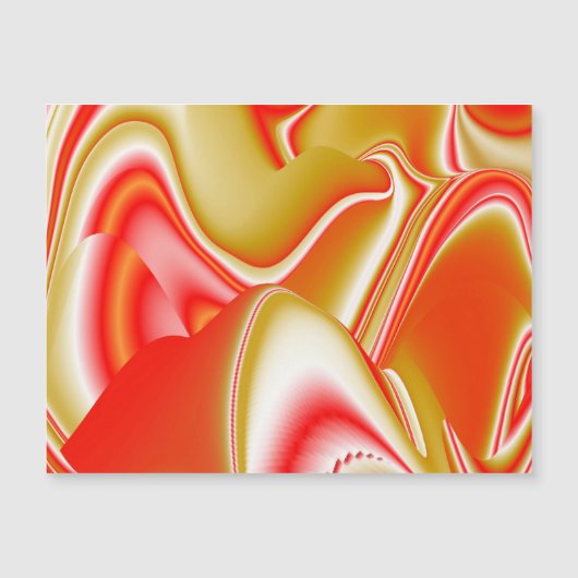 Love and Gold Abstrait 3D Rainbowart carte magnéti (Devant)