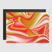 Love and Gold Abstrait 3D Rainbowart carte magnéti (Devant / Derrière)