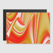 Love and Gold Abstrait 3D Rainbowart carte magnéti (Devant / Derrière)