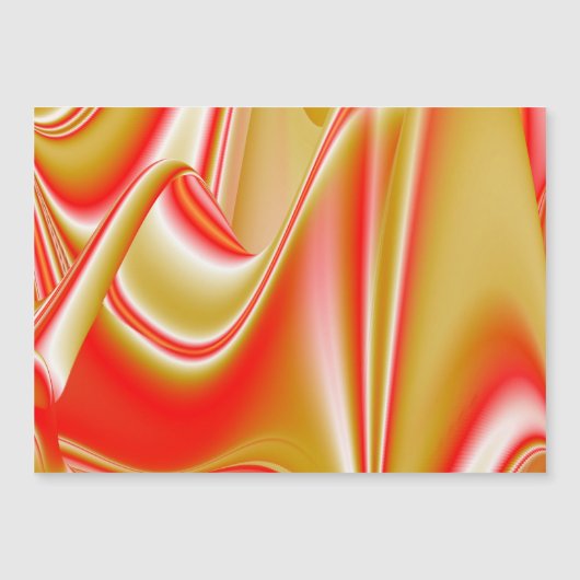 Love and Gold Abstrait 3D Rainbowart carte magnéti (Devant)