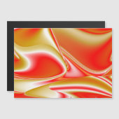 Love and Gold Abstrait 3D Rainbowart carte magnéti (Devant / Derrière)