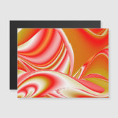 Love and Gold Abstrait 3D Rainbowart carte magnéti (Devant / Derrière)