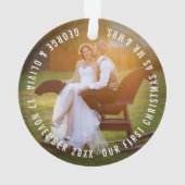 Love And Jove Clear Geo Typography Mariage photo (dos)