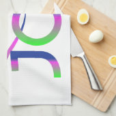 Love and Joy Colorful Kitchen Towel Theedoek (Quarter Fold)