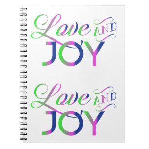 Love and Joy Colorful Notitieboek
