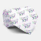 Love and Joy Colorful Stropdas (Opgerold)