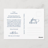 Love and Joy, Merry Christmas Family Photo Briefkaart (Achterkant)